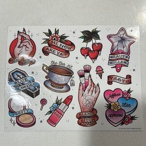 Jeffree Star Sticker Sheet